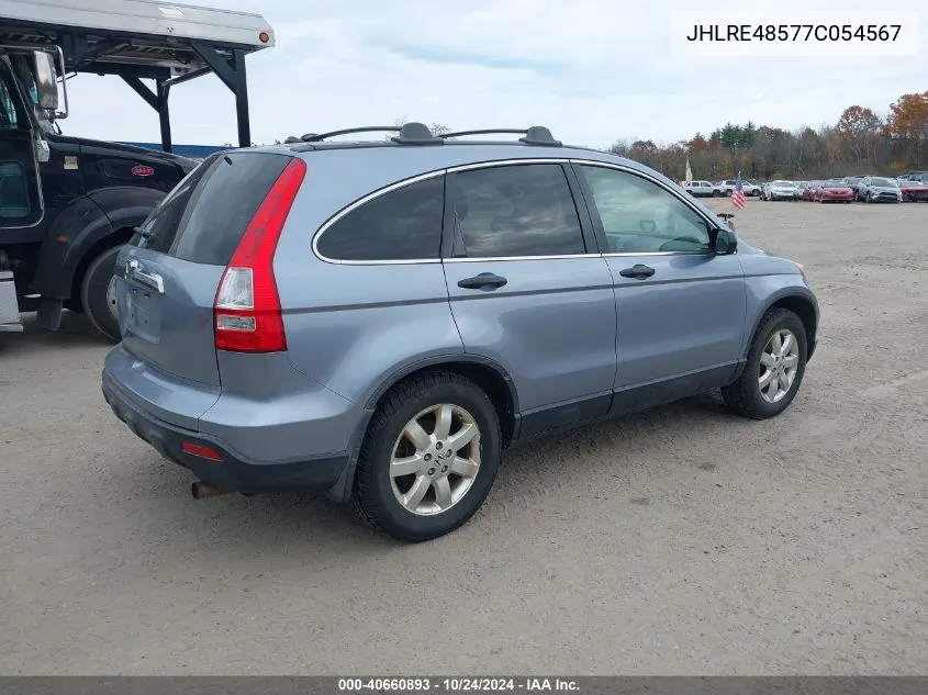 JHLRE48577C054567 2007 Honda Cr-V Ex