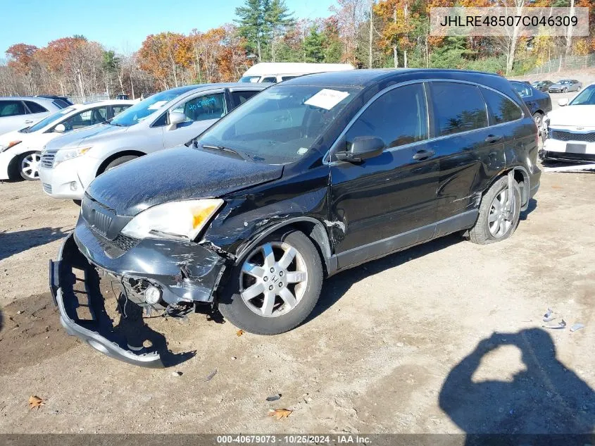 2007 Honda Cr-V Ex VIN: JHLRE48507C046309 Lot: 40679073