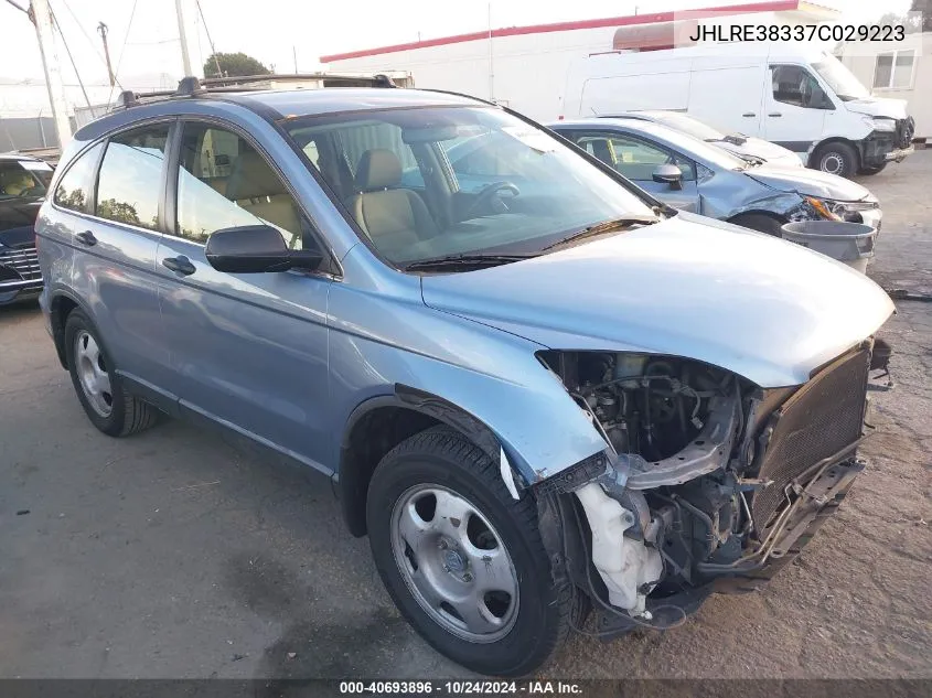 JHLRE38337C029223 2007 Honda Cr-V Lx