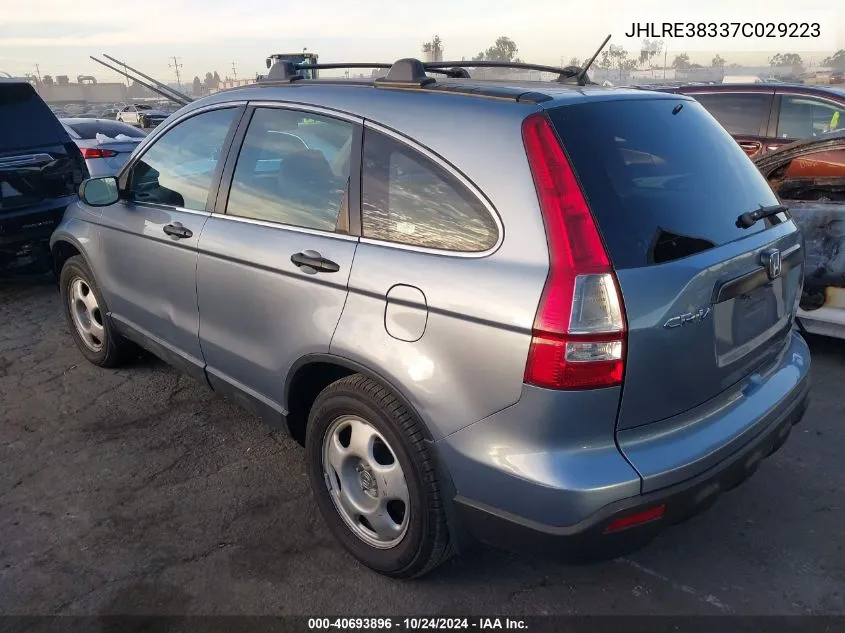 JHLRE38337C029223 2007 Honda Cr-V Lx