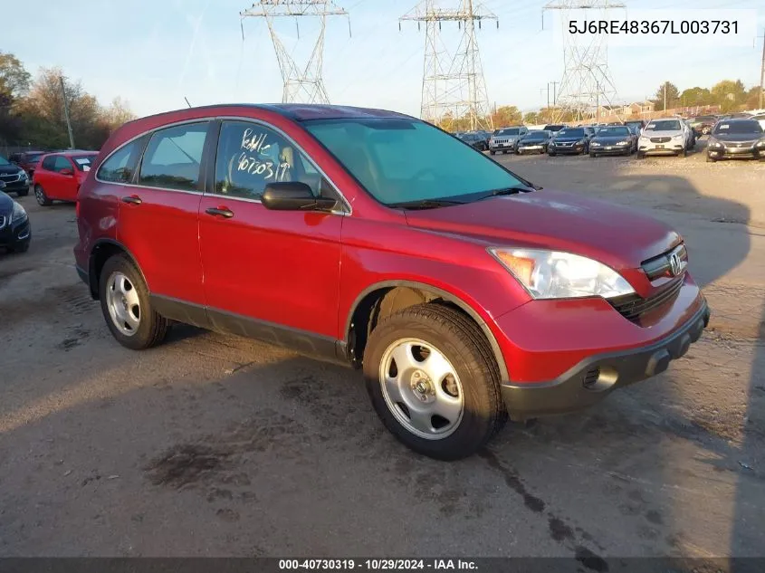 5J6RE48367L003731 2007 Honda Cr-V Lx