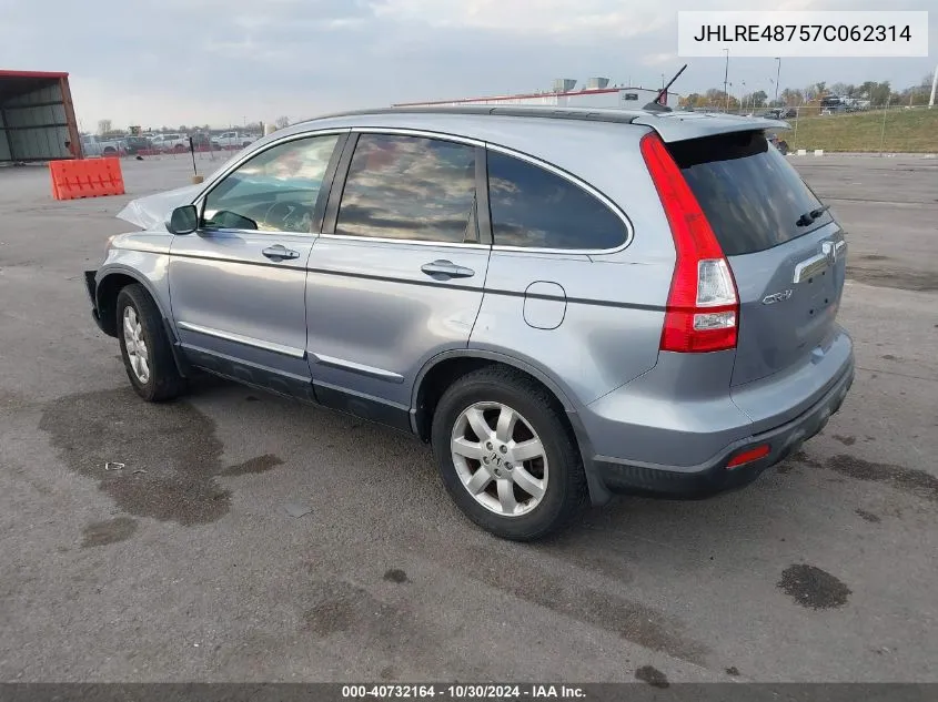 JHLRE48757C062314 2007 Honda Cr-V Ex-L