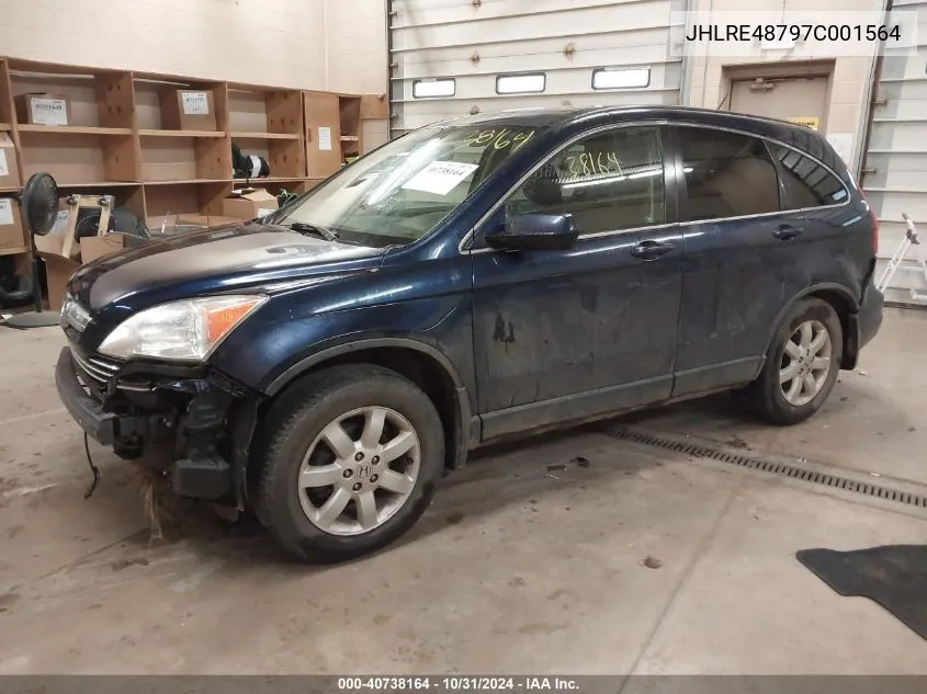 JHLRE48797C001564 2007 Honda Cr-V Ex-L