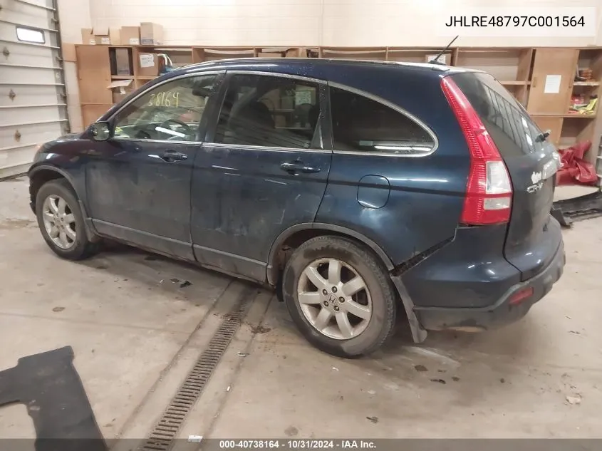 JHLRE48797C001564 2007 Honda Cr-V Ex-L