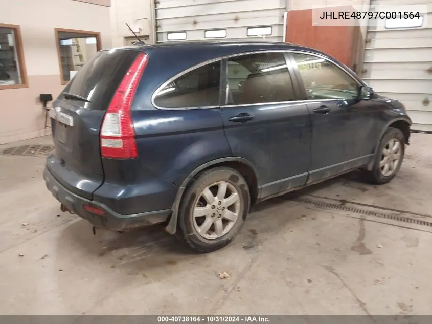 JHLRE48797C001564 2007 Honda Cr-V Ex-L