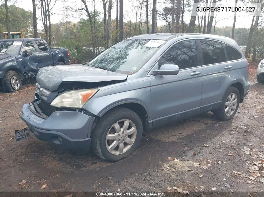 2007 Honda Cr-V Ex-L VIN: 5J6RE48717L004627 Lot: 40807068