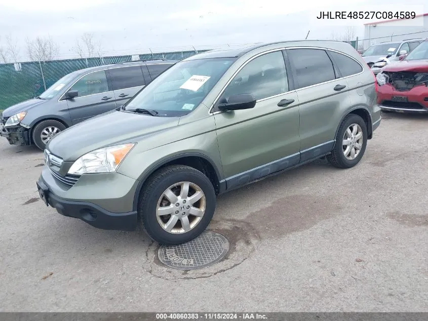 2007 Honda Cr-V Ex VIN: JHLRE48527C084589 Lot: 40860383