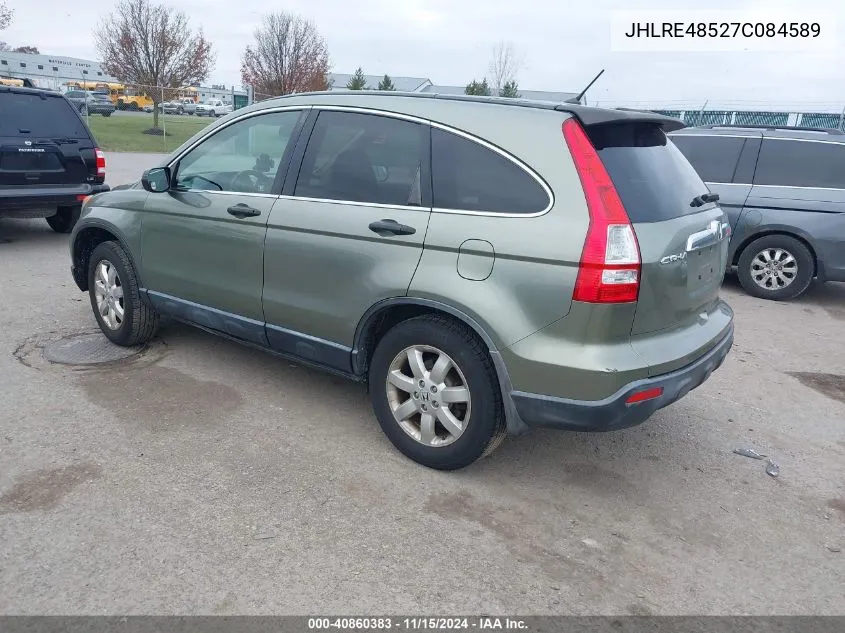 2007 Honda Cr-V Ex VIN: JHLRE48527C084589 Lot: 40860383