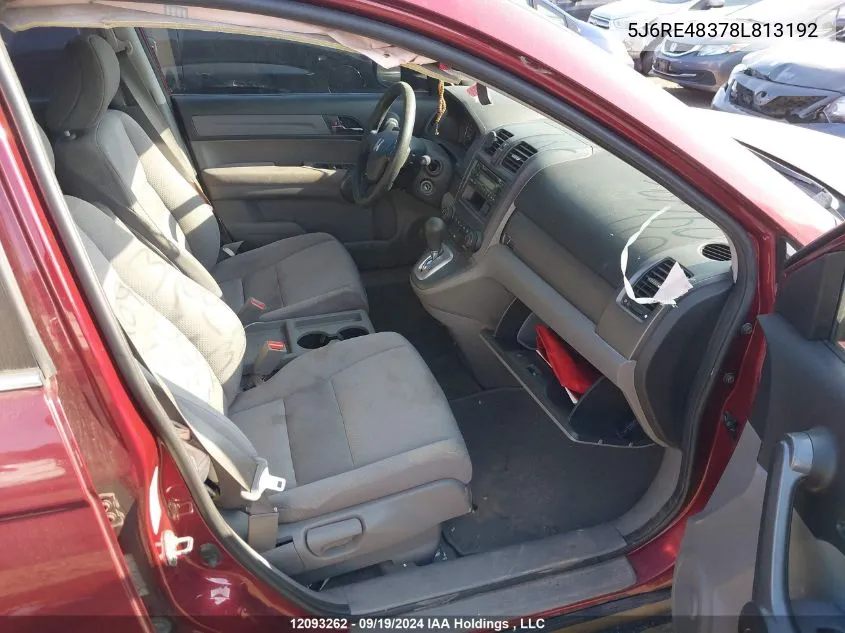 5J6RE48378L813192 2008 Honda Cr-V