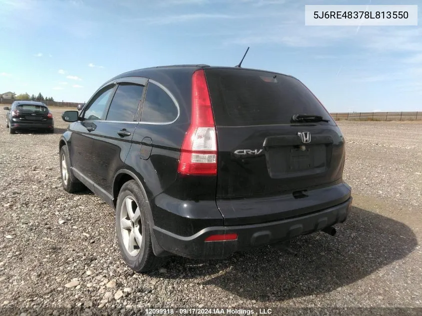 5J6RE48378L813550 2008 Honda Cr-V Lx