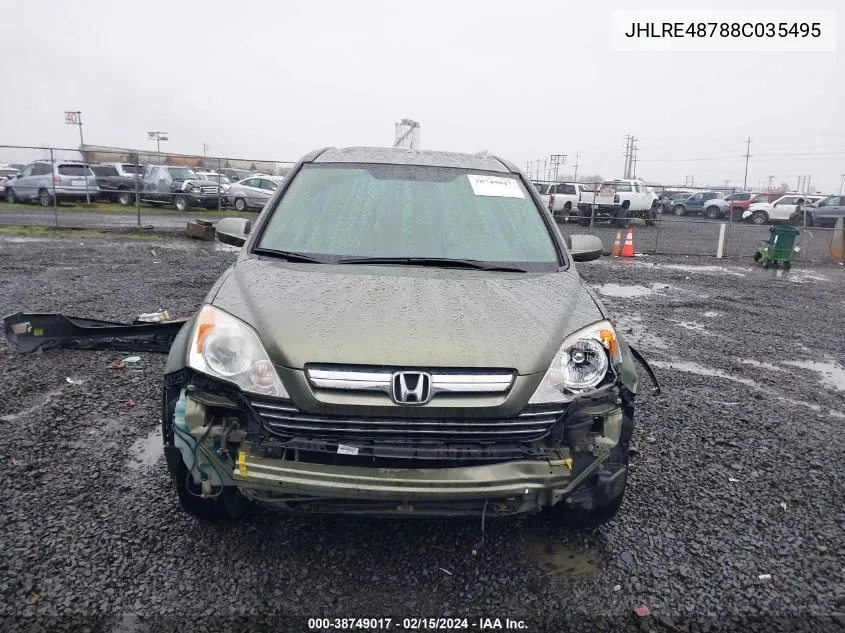 JHLRE48788C035495 2008 Honda Cr-V Ex-L