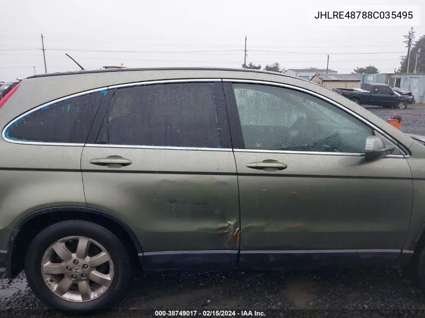 JHLRE48788C035495 2008 Honda Cr-V Ex-L