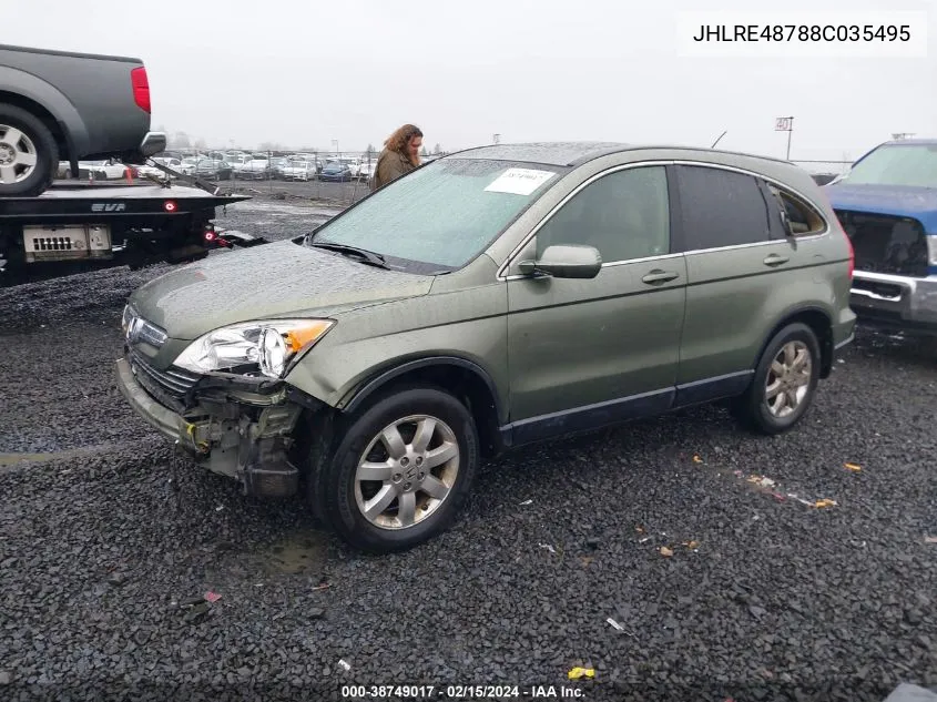 JHLRE48788C035495 2008 Honda Cr-V Ex-L