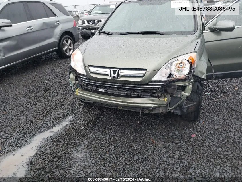 JHLRE48788C035495 2008 Honda Cr-V Ex-L