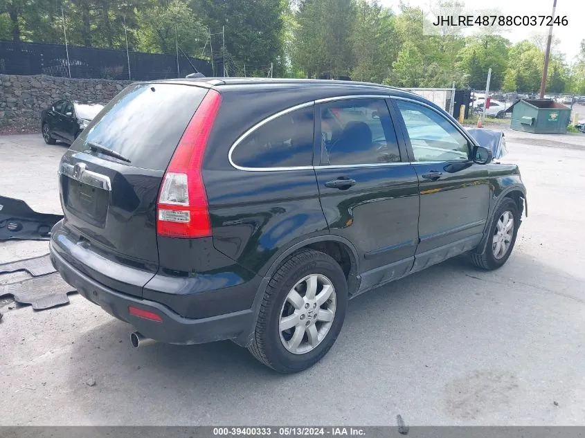 JHLRE48788C037246 2008 Honda Cr-V Ex-L