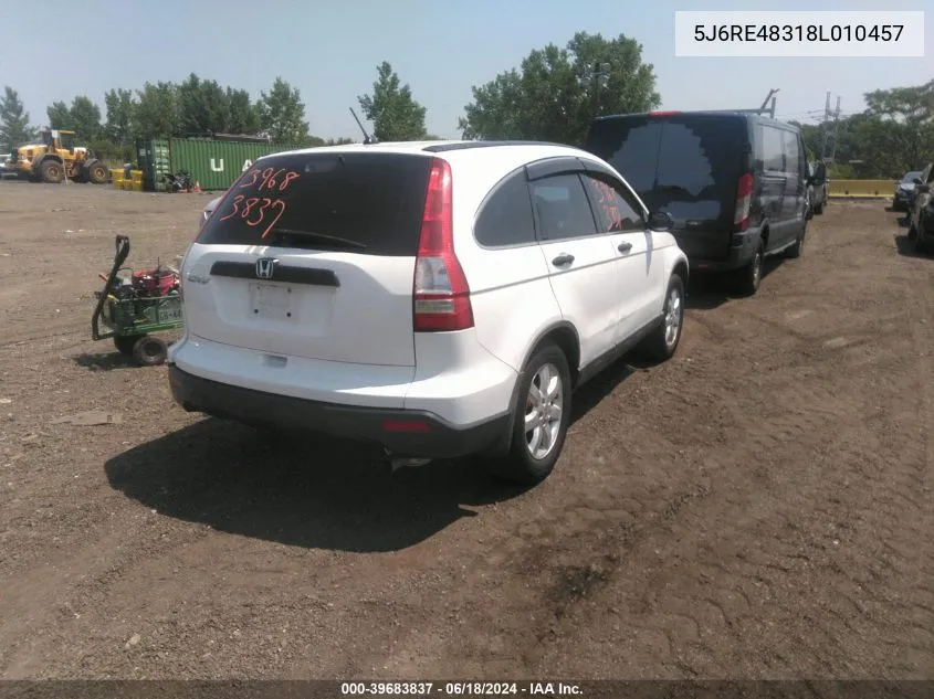 5J6RE48318L010457 2008 Honda Cr-V Lx