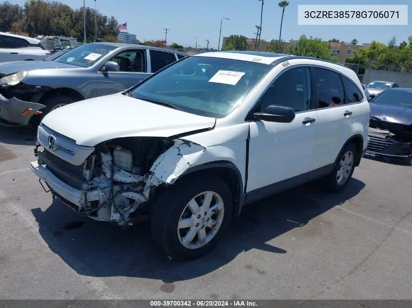 3CZRE38578G706071 2008 Honda Cr-V Ex