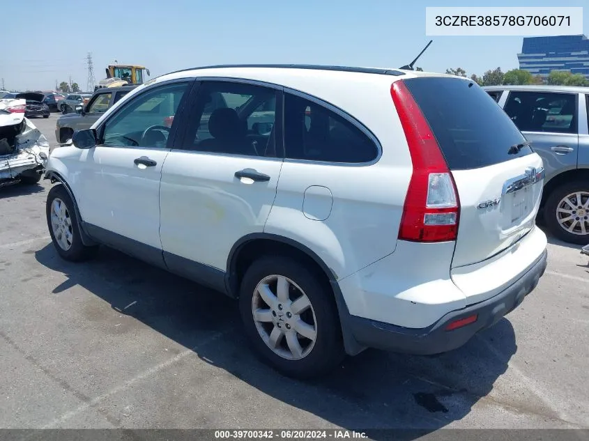 3CZRE38578G706071 2008 Honda Cr-V Ex