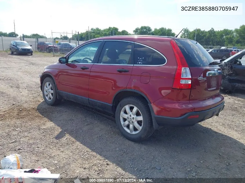 3CZRE38588G705947 2008 Honda Cr-V Ex