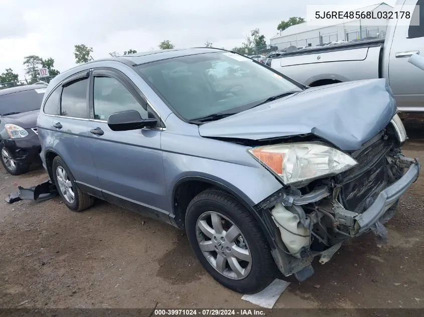 5J6RE48568L032178 2008 Honda Cr-V Ex