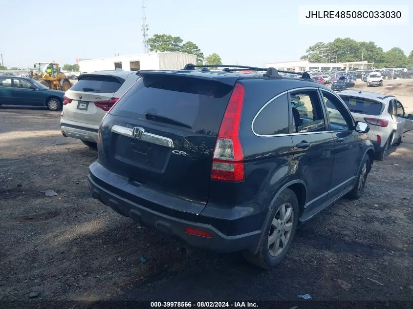 JHLRE48508C033030 2008 Honda Cr-V Ex