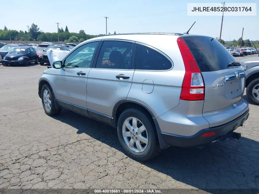 JHLRE48528C031764 2008 Honda Cr-V Ex