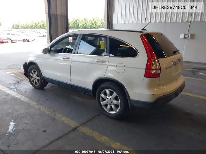 JHLRE38748C013441 2008 Honda Cr-V Ex-L