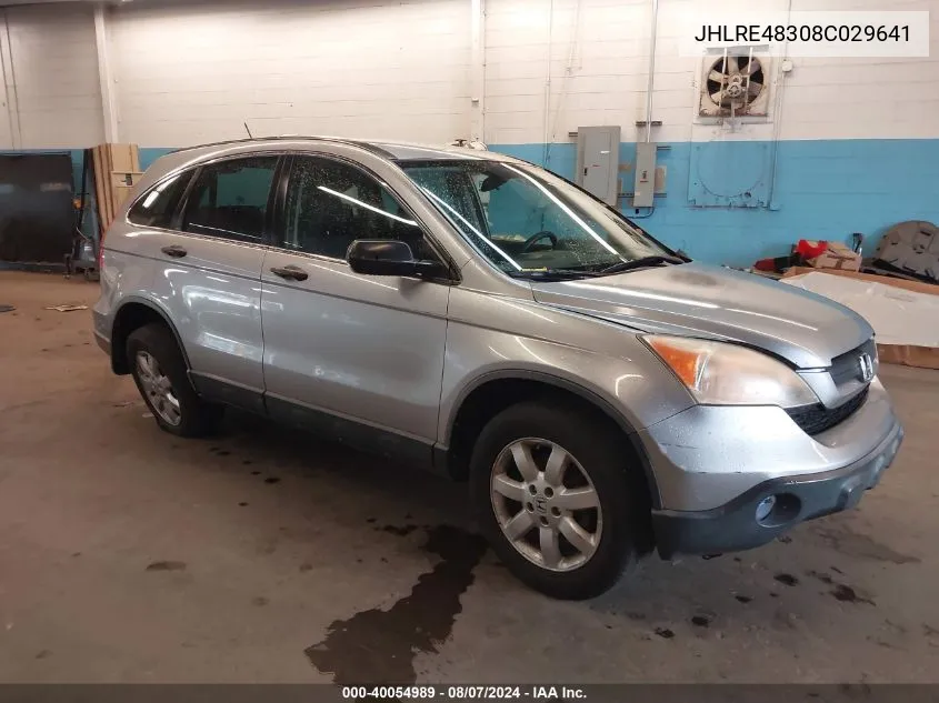 JHLRE48308C029641 2008 Honda Cr-V Lx