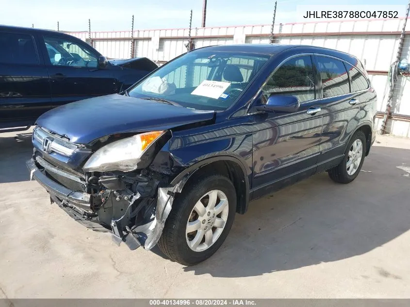 JHLRE38788C047852 2008 Honda Cr-V Ex-L