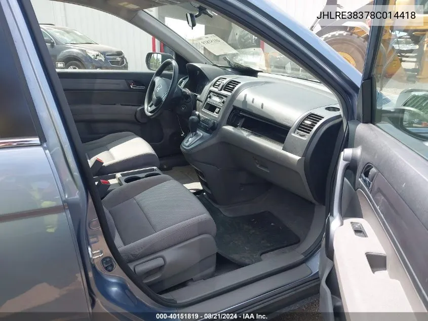 JHLRE38378C014418 2008 Honda Cr-V Lx