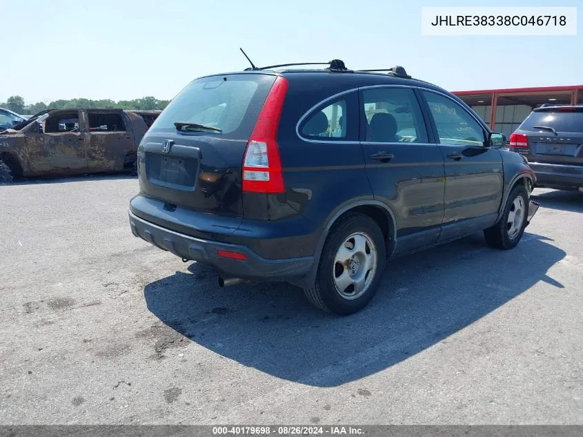 JHLRE38338C046718 2008 Honda Cr-V Lx