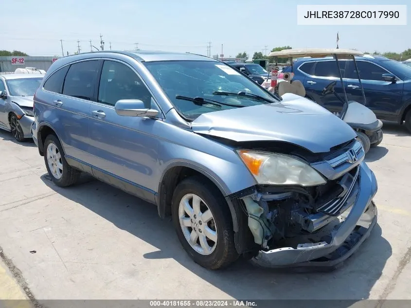 JHLRE38728C017990 2008 Honda Cr-V Ex-L