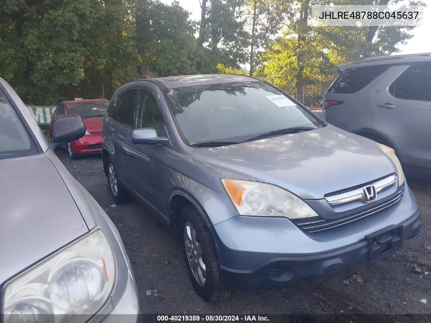 JHLRE48788C045637 2008 Honda Cr-V Ex-L