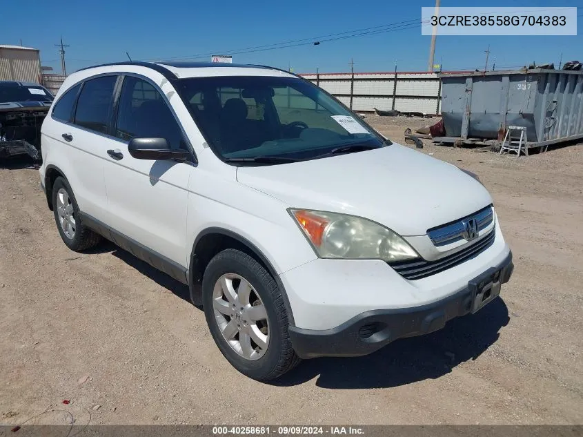 3CZRE38558G704383 2008 Honda Cr-V Ex