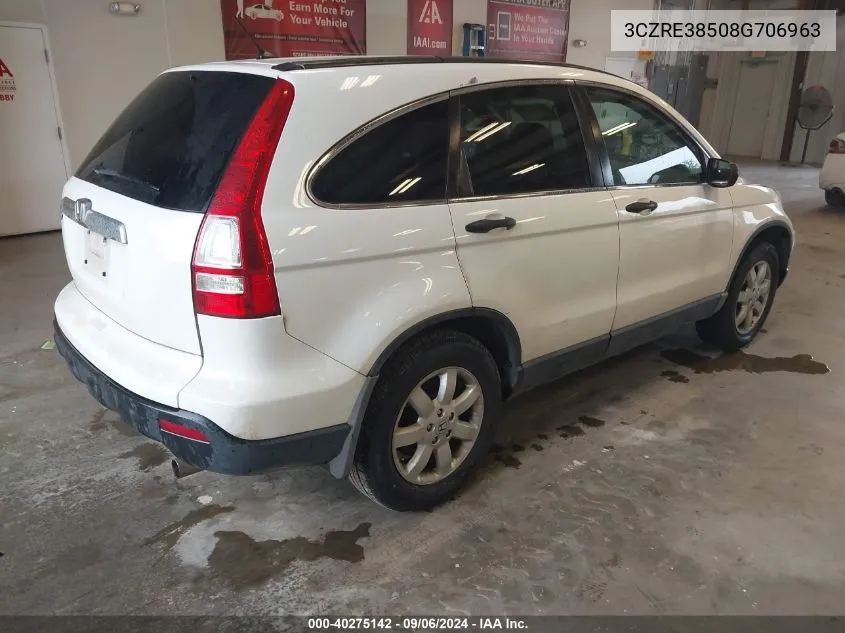 3CZRE38508G706963 2008 Honda Cr-V Ex