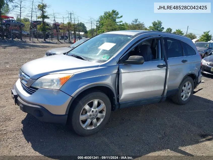 JHLRE48528C042425 2008 Honda Cr-V Ex