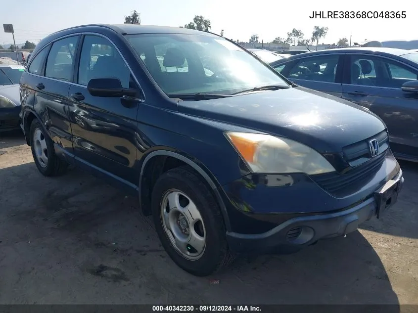 JHLRE38368C048365 2008 Honda Cr-V Lx