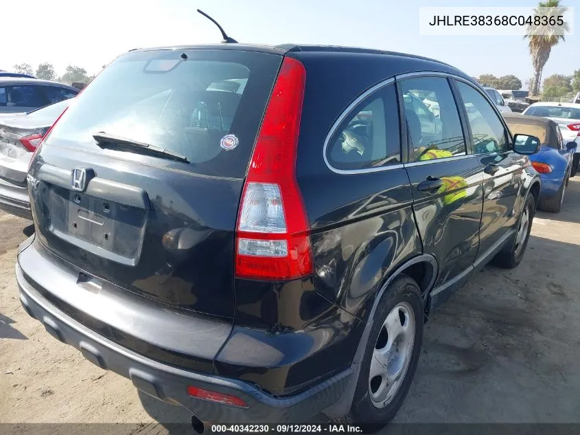 JHLRE38368C048365 2008 Honda Cr-V Lx