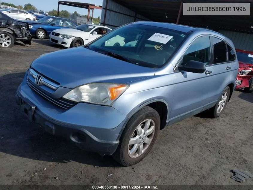 JHLRE38588C011996 2008 Honda Cr-V Ex