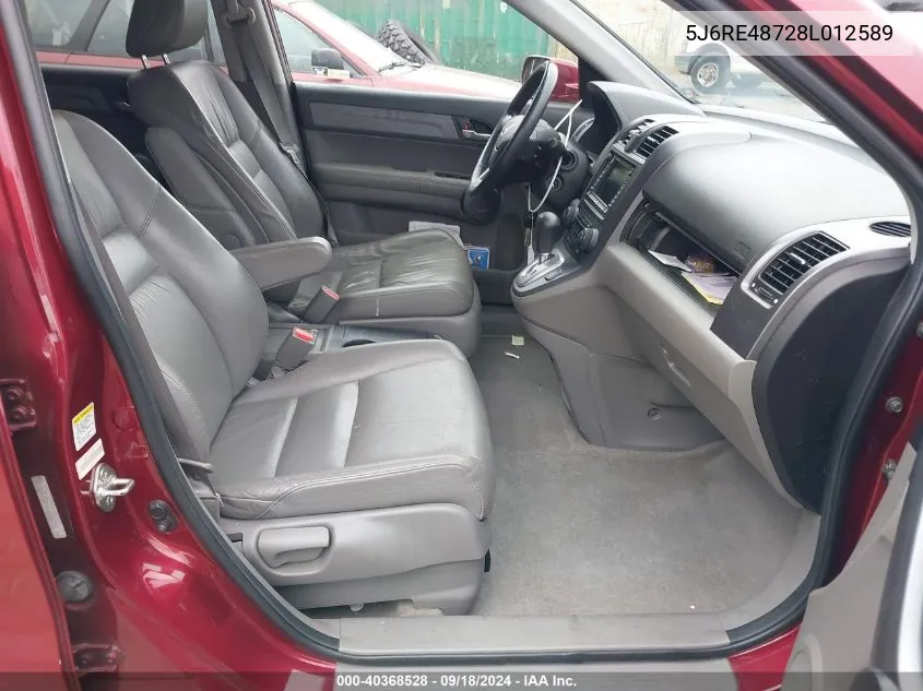 5J6RE48728L012589 2008 Honda Cr-V Ex-L