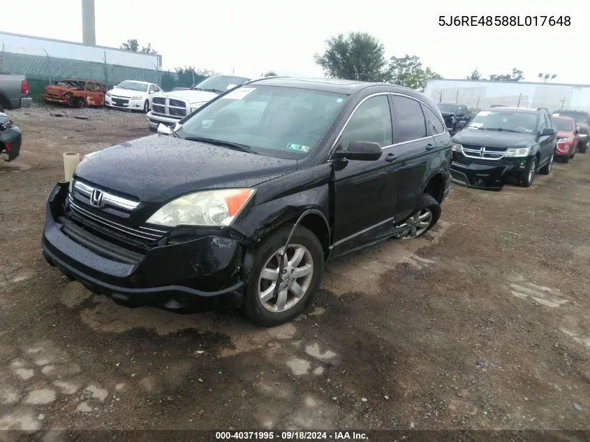 5J6RE48588L017648 2008 Honda Cr-V Ex