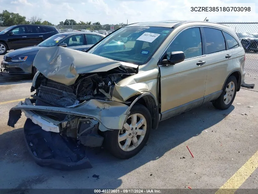 3CZRE38518G703098 2008 Honda Cr-V Ex