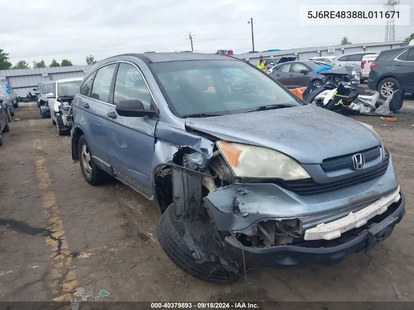 5J6RE48388L011671 2008 Honda Cr-V Lx