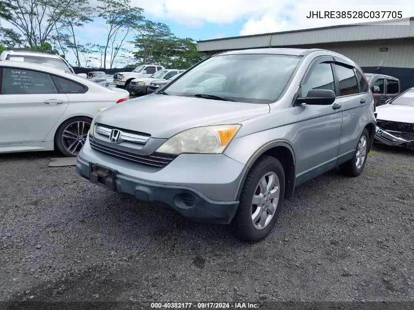 JHLRE38528C037705 2008 Honda Cr-V Ex