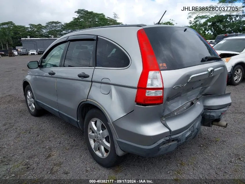 JHLRE38528C037705 2008 Honda Cr-V Ex