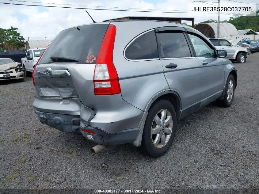 JHLRE38528C037705 2008 Honda Cr-V Ex