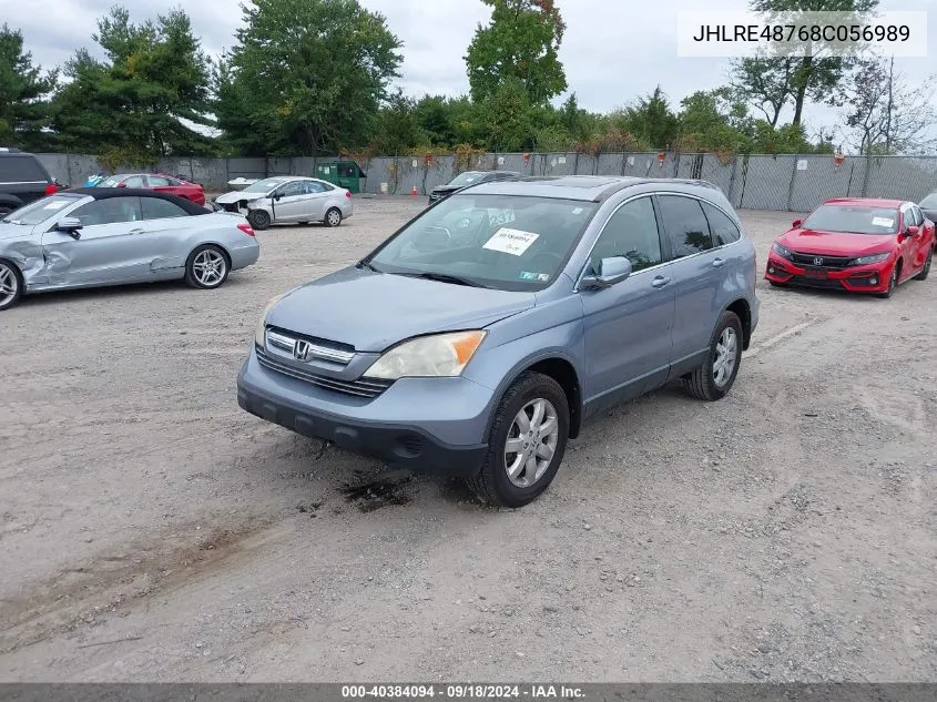 JHLRE48768C056989 2008 Honda Cr-V Exl