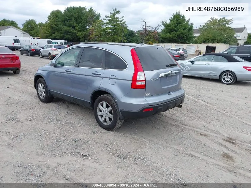 JHLRE48768C056989 2008 Honda Cr-V Exl