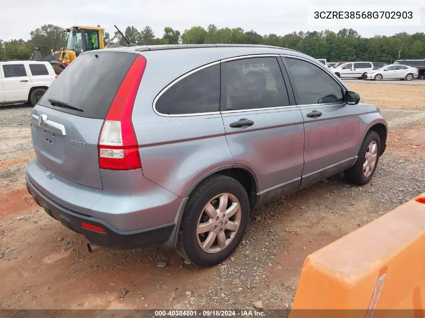 3CZRE38568G702903 2008 Honda Cr-V Ex