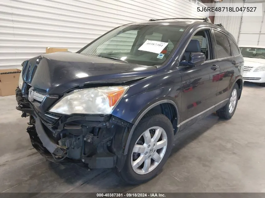 5J6RE48718L047527 2008 Honda Cr-V Ex-L